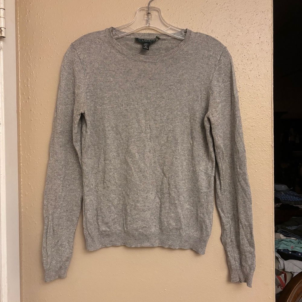 Ralph Lauren Gray Crewneck Sweater